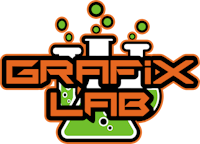 the logo for graphix lab